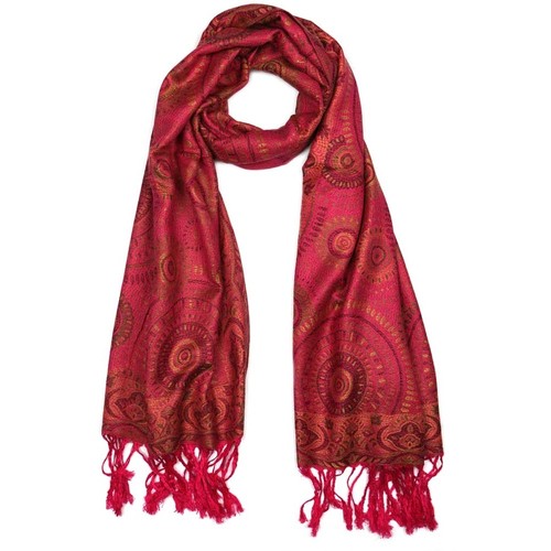 Pashmina framboise bombay - pashmina,