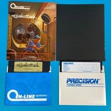 RARE Mouskattack Game Atari 400 800 800XL 32K Disk Sierra On-Line
