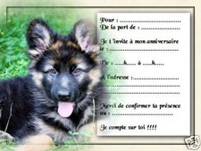 5 ou 12 cartes invitation