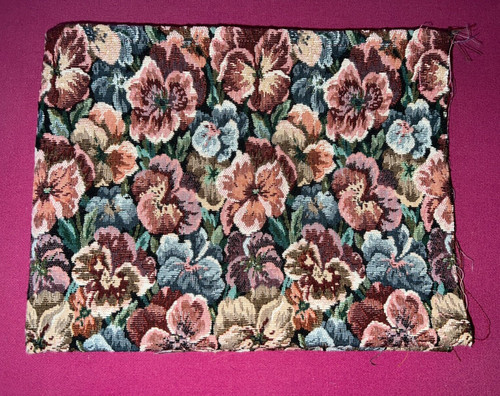 Antique fabric upholstery