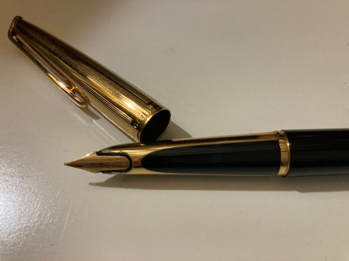 Stylo waterman 18k plume - or,