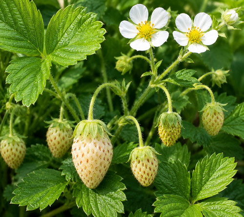 Fragaria vesca white - fragaria,