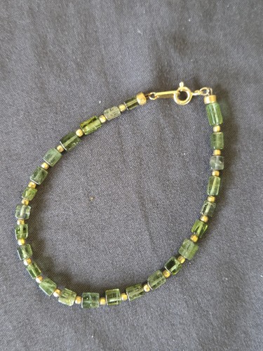 Bracelet tourmaline verte