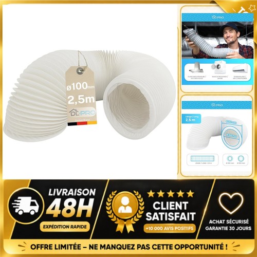 Tuyau évacuation flexible pvc - évacuation,