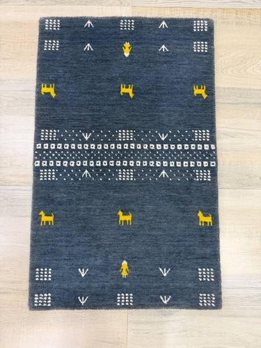 Tapis gabbeh fait - fait, %