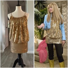 Hannah Montana Season 2 Gold Sequin Dress - ASO Miley Cyrus