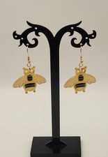 BOUCLES D'OREILLES ABEILLES 