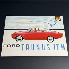 FORD TAUNUS 17M / 6p folder brochure / 1960/61 NL Dutch / GOTSCHKE