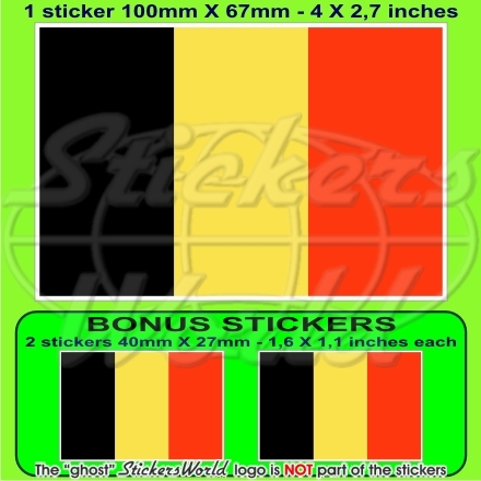 Belge drapeau belgique 100mm - belge,