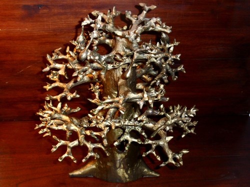 Sculpture baobab bronze - de, en