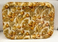 Plateau Rectangulaire Fibre de Verre 40x30cm MANOVER S.G.D.G. France Vintage