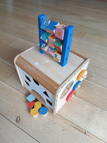 Cube eveil bois grande - cube,