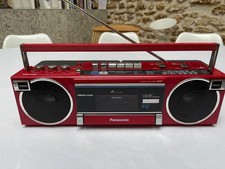Rare petit ghetto blaster PANASONIC RX-F2LS ROUGE
