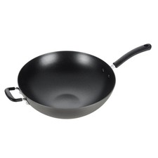 T-fal Ultimate Hard Anodized Nonstick Wok 14 Inch, Oven Broiler 350F,Safe, Black