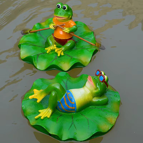 Grenouilles flottantes résine - grenouilles,