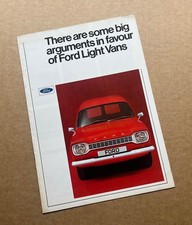 Mk1 Ford Escort Van Brochure - 6 cwt & 8 cwt De Luxe