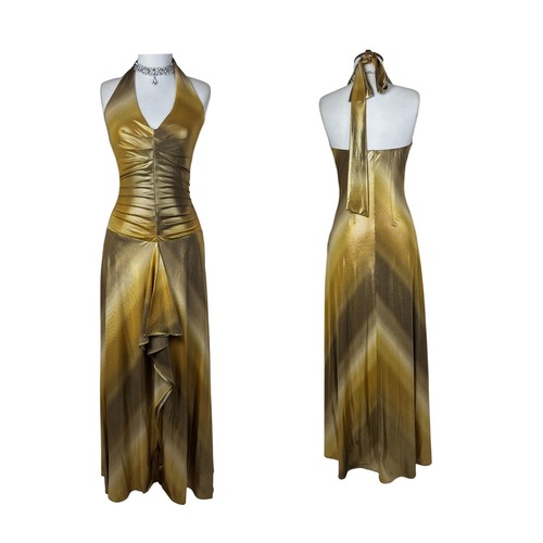Robe vintage métallisée