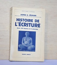 James G. FEVRIER, "Histoire de