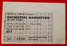 ticket billet place concert