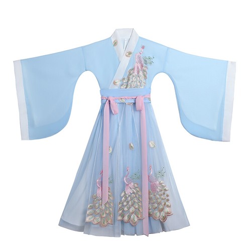 Filles ethnique robe brodé - filles,