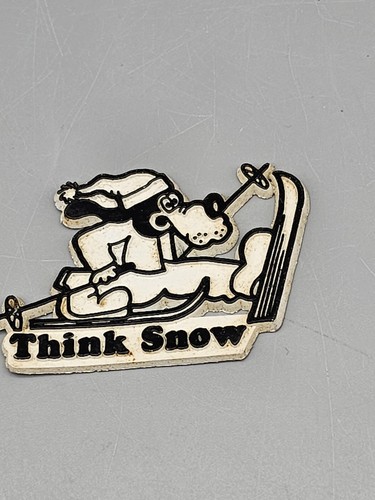 Think snow fridge magnet - think,