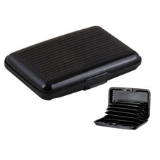 Porte Cartes 6 Etui Aluminium Anti Piratage RFID Protection Données CB Bancaire