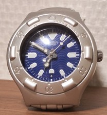 Montre Swatch 1998 Irony Scuba 200 tout Aluminium. Pile Neuve. Très bon état