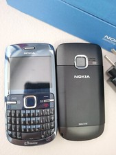 Nokia C Series C3-00 - Navy Blue / Gray unlocked full functional  Cellular Phone