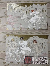 Chromos Advertising Images Bicycles Cyclist Cycles Metropolis Catalog Cover