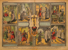 MIRACLE OF BILLETTES / THE JEW AND THE DESECRATION OF THE HOST / ILLUSTRATION 1923