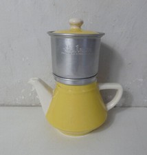 cafetière Villeroy & Boch jaune SALAM vintage complète