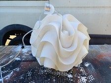 Vintage White Plastic Pendant