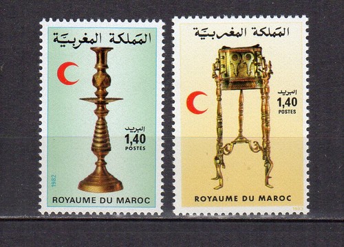 Maroc 1982 croissant rouge - maroc, 1982-83
