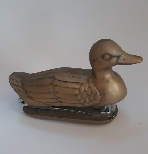 Canard laiton agrafeuse - canard,
