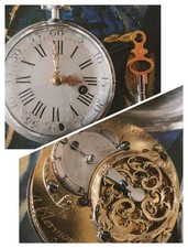 Montre gousset à coq Argent