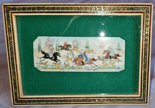 Miniature orientale peinture - , "