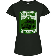 Offroad Extra Stout 4X4 Offroading Off Road Womens Petite Cut T-Shirt