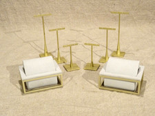 Lot de 8 présentoirs à