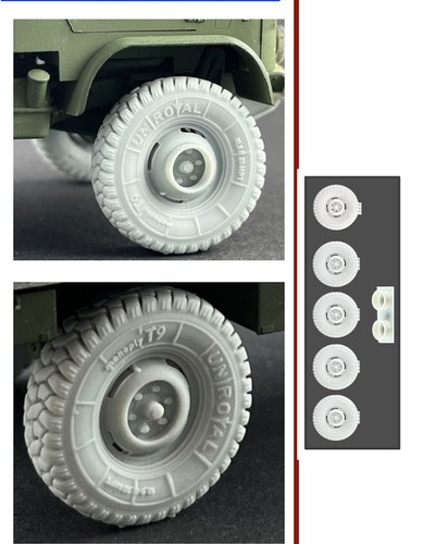 Unimog s404 sandreifen - 1/35,