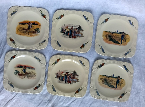 Sarreguemines assiettes à - sarreguemines,