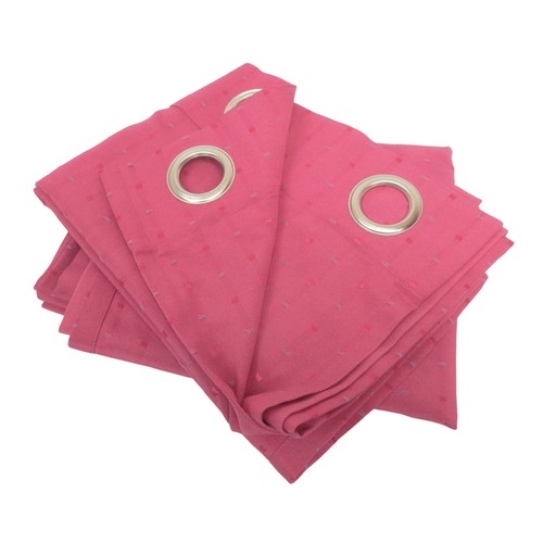 Paire double rideaux roses - paire,