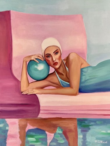 Tableau huile sur toile - tableau,