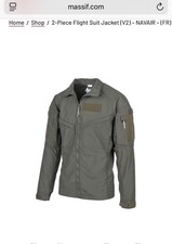 MASSIF TWO PIECE FLIGHT SUIT TOP SAGE GREEN SIZE Large Regular NWT
