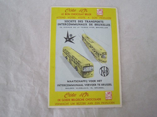Depliant 1958 bruxelles - depliant,