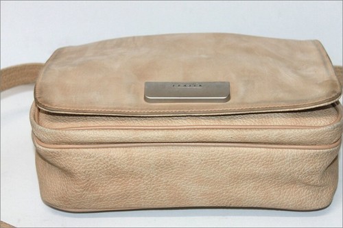 Texier sac besace cuir beige - texier,