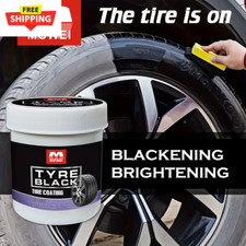 Tire Blackening Coating Wax - Hydrating Luster and Protection, Anti-Aging Tire C