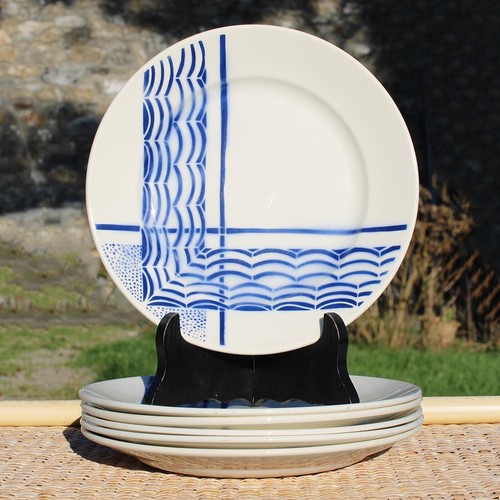 Ensemble assiettes plates - de, 6