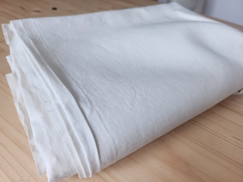 Ancien coupon tissu toile - de,