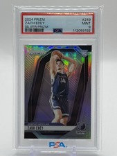 2024-25 Panini Prizm Zach Edey Tue Silver! Grizzlies PSA 9!