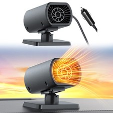 Dégivrage Voiture 220W 12V Ventilateur Chauffage Multi-Angle Débit d'Air Régl